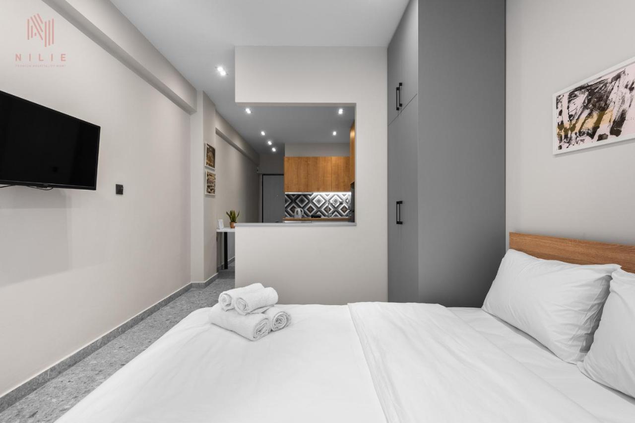Timesquare, Nilie Hospitality Mgmt Apartment เทสซาโลนิกิ ภายนอก รูปภาพ