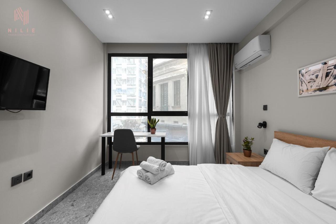 Timesquare, Nilie Hospitality Mgmt Apartment เทสซาโลนิกิ ภายนอก รูปภาพ