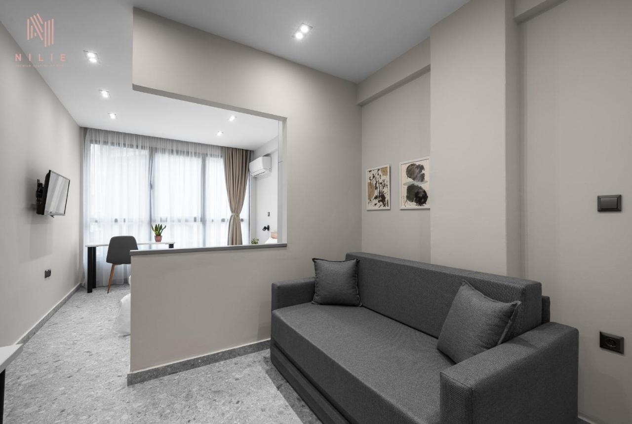 Timesquare, Nilie Hospitality Mgmt Apartment เทสซาโลนิกิ ภายนอก รูปภาพ